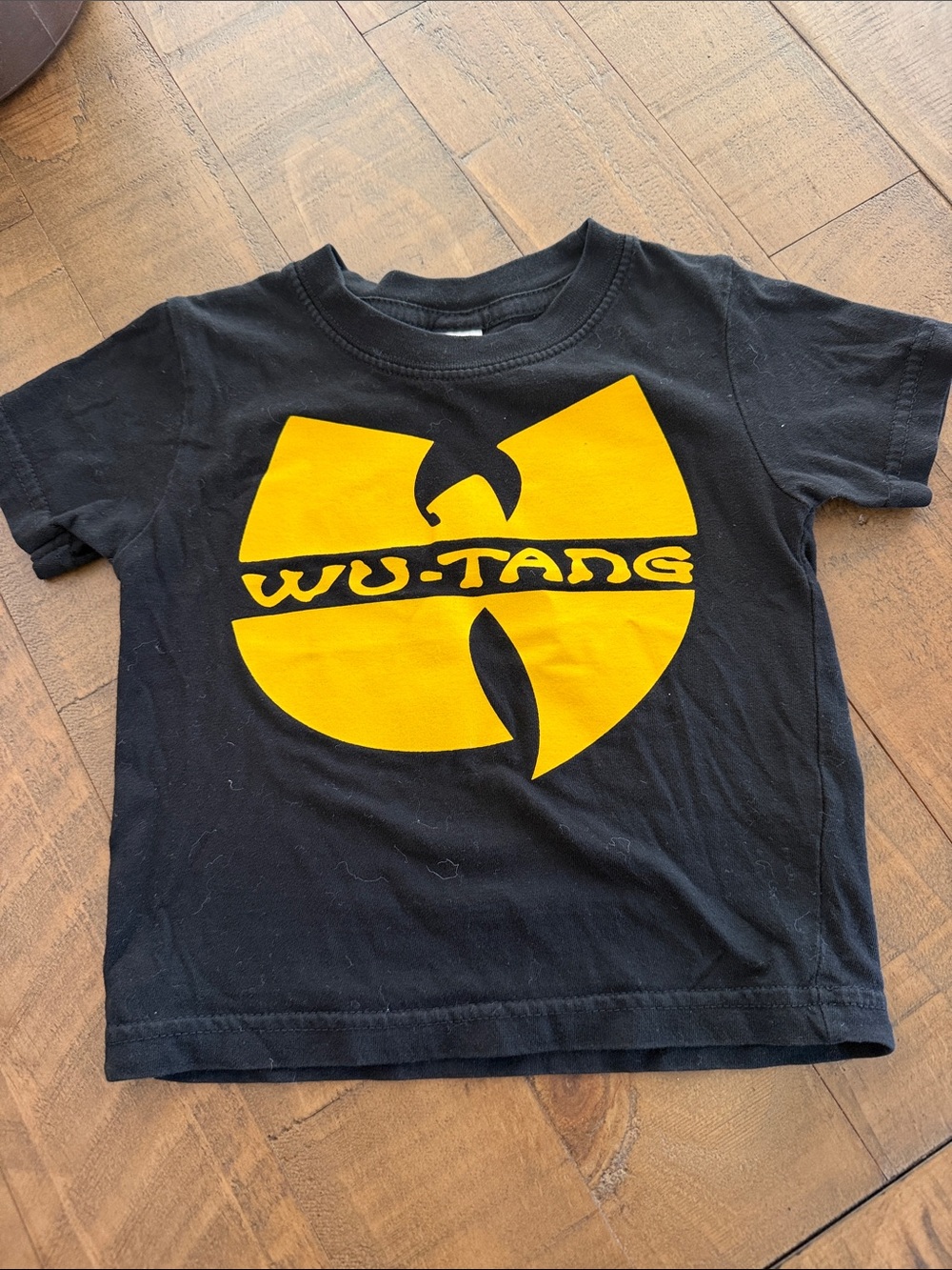 Wu-Tang Kids Short Sleeve Graphic Tee in Black and Yellow